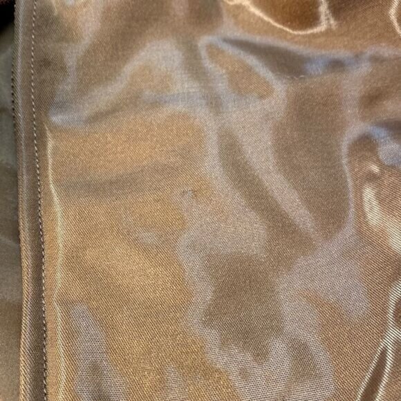 Etcetera Womens Brown Jacket W/Faux Fur Cuffs Size 12 Viscose Blend Zip Closure - Picture 7 of 9